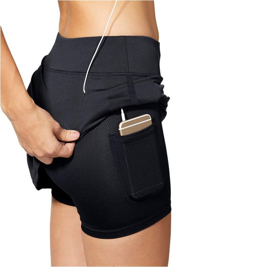 Falda Deportiva Corta Secado Rápido para Fitness