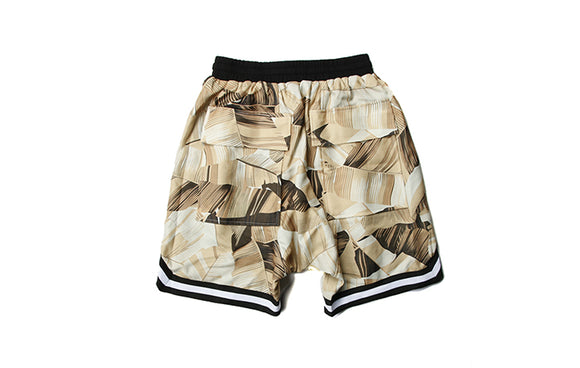 Shorts Hip Hop Hombre Verano - Diseño Floral y Cuadros con Bolsillos Grandes
