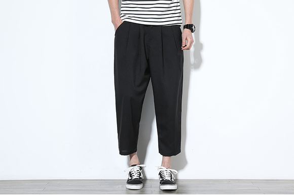 Pantalones Harem de Lino para Hombre