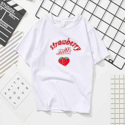 Playera con Estampado de Fresas - Image 11