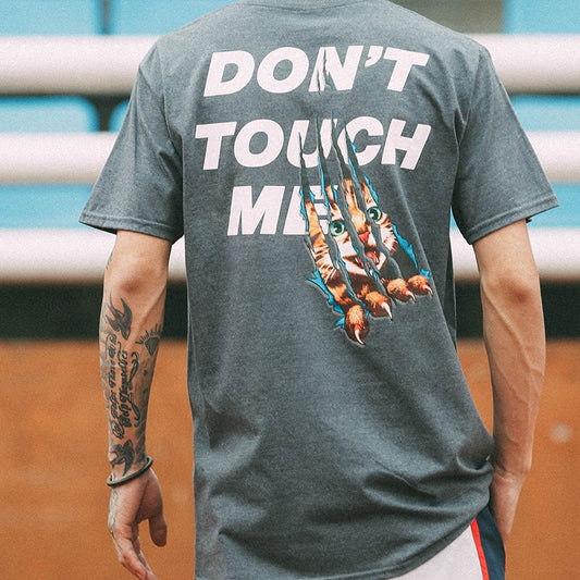 Camiseta Unisex Pareja Hip Hop Street Style con Estampado Artístico - Image 2