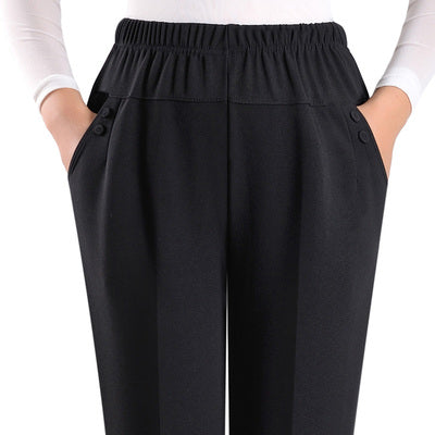 Pantalones Sueltos de Cintura Alta para Mujer