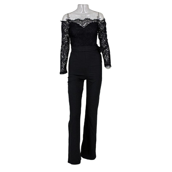 Jumpsuit Mariposa con Encaje y Parches - Cuello Italiano - Image 3