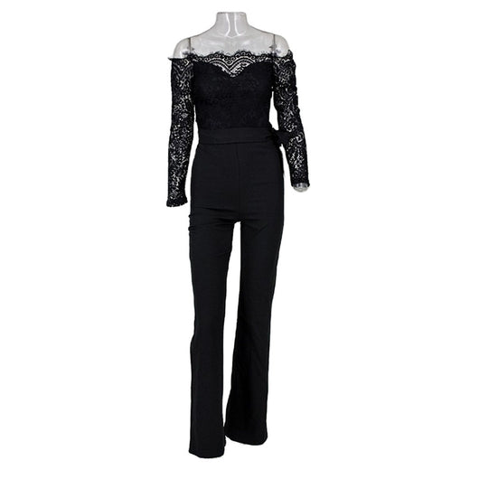 Jumpsuit Mariposa con Encaje y Parches - Cuello Italiano - Image 3