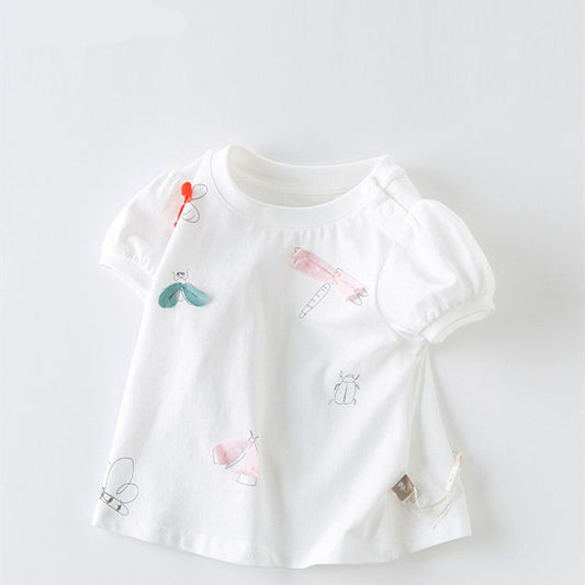 Playera Casual Infantil de Algodón Premium