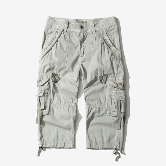 Pantalones Cortos Cargo con Múltiples Bolsillos para Playa - Image 21
