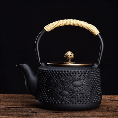 Tetera de Hierro Fundido Chieka Negro - Image 3