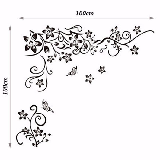Vinilo Decorativo Mural de Flores - Adhesivo Artístico para Paredes - Image 4