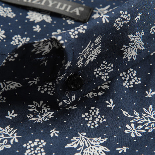 Camisa Casual Slim Fit con Estampado Moderno para Hombre - Image 8