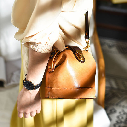 Bolso Mensajero Retro de Cuero Estilo Vintage - Image 7