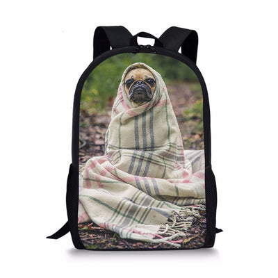 Mochila Escolar Infantil Pug - Diseño Adorable para Primaria - Image 10