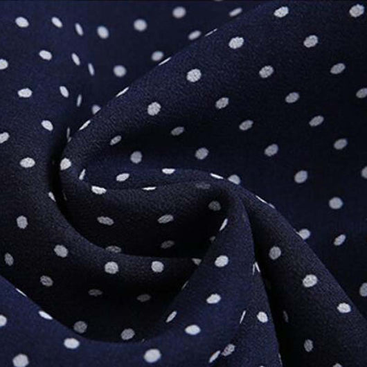 Blusa Elegante de Manga Larga con Cuello de Pie y Moño - Image 4