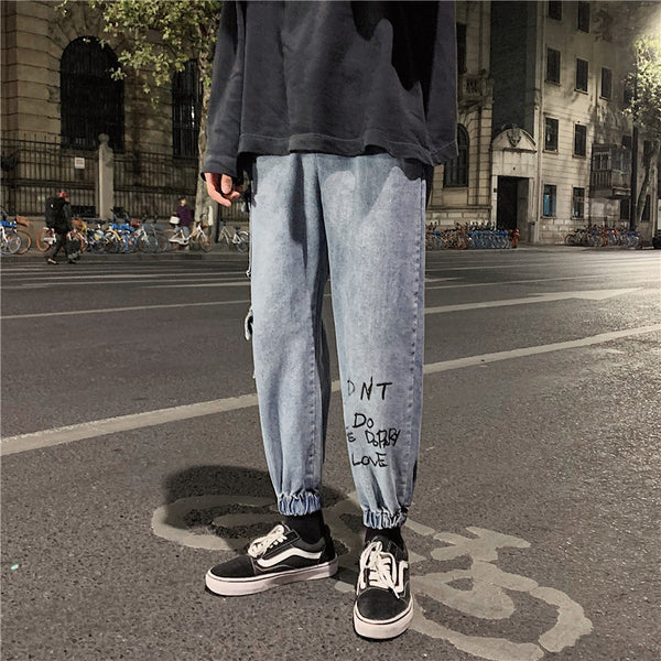 Pantalones Cargo Hip-Hop Retro Holgados para Hombre