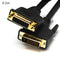 Adaptador DVI Macho a Hembra Chapado en Oro
