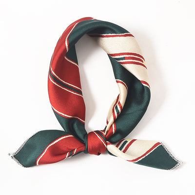 Pañuelo de Seda Coreano con Estampado Decorativo - Image 13