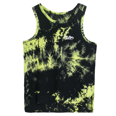Playera sin mangas estampado tie-dye hip-hop - Image 3