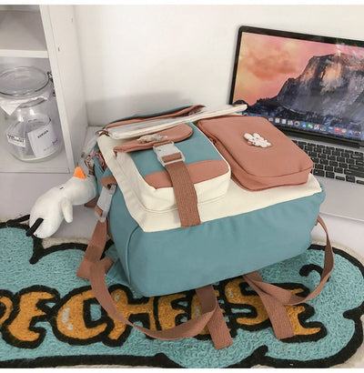 Mochila Transparente de Gran Capacidad para Estudiantes de Secundaria - Image 13