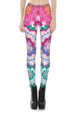 Leggings Mandalas Psicodélicos de Colores - Image 3