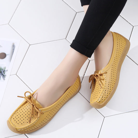 Zapatos Planos Cómodos para Mujer con Suela Blanda y Diseño Hueco - Image 2
