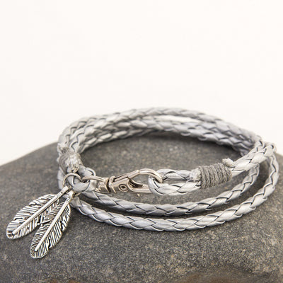 Pulseras de Amistad con Cuero y Amuletos - Brazaletes de Moda - Image 6