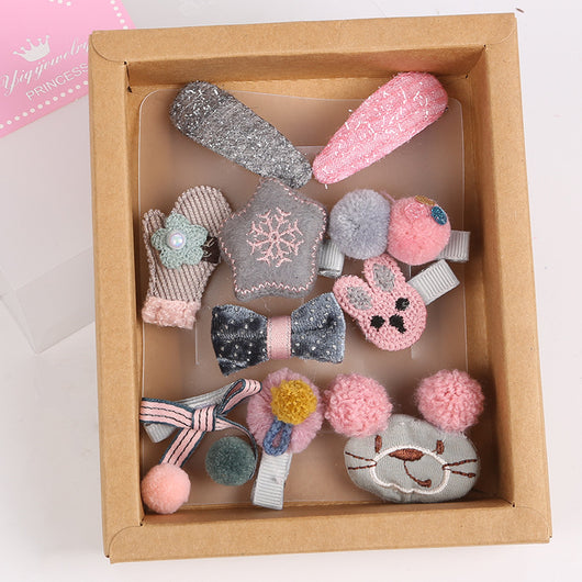 Set de 10 Pasadores para Niña - Colores Variados - Image 14
