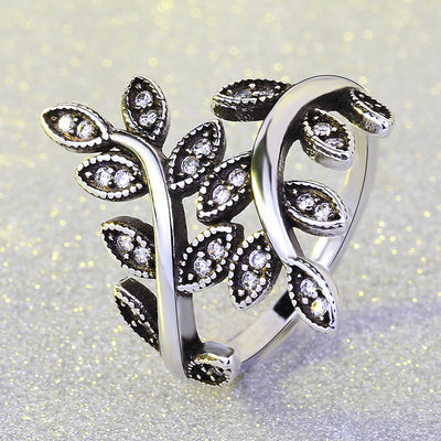 Anillos Árbol de la Vida Vintage Negro - Image 2