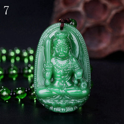 Colgante de Jaspe Verde con Patrono Zodiacal - Image 18