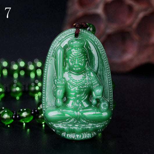 Colgante de Jaspe Verde con Patrono Zodiacal - Image 18