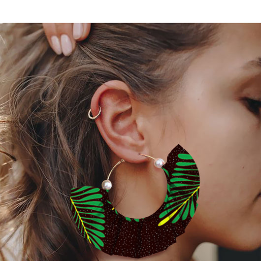 Aretes Artesanales Estampados de Diseño Exagerado - Image 29