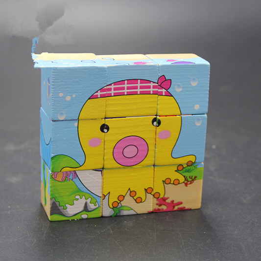 Cubos de Madera 6 en 1 para Desarrollo Cognitivo Infantil - Image 2