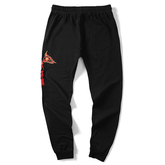 Pantalones Casuales con Bordados Artesanales