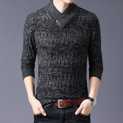 Suéter Grueso de Punto para Hombre - Abrigo Casual de Invierno - Image 3
