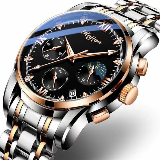 Reloj Deportivo Coreano de Acero con Banda de Cuarzo - Image 14