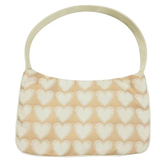 Bolsa Axilar de Nylon con Contraste