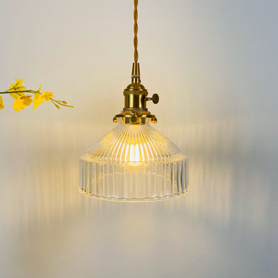 Lámpara Colgante Nórdica Retro con Cristal y Latón - Image 32
