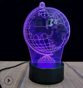 Lámpara de Noche LED 3D Búho Táctil Multicolor - Image 6