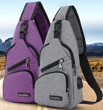 Bolso Crossbody Multifuncional con Carga USB