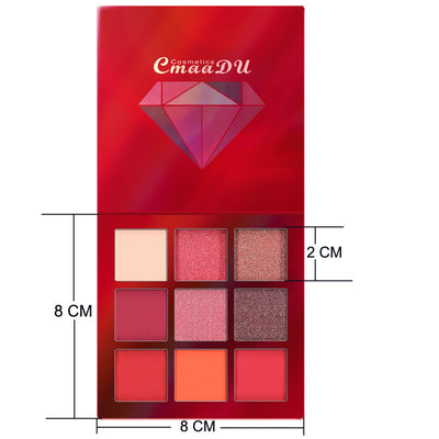 Paleta de 9 Sombras Diamantadas con Brillo Intenso - Image 2