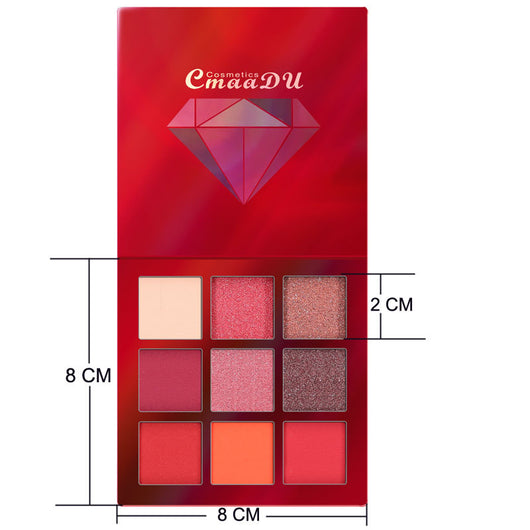 Paleta de 9 Sombras Diamantadas con Brillo Intenso - Image 2
