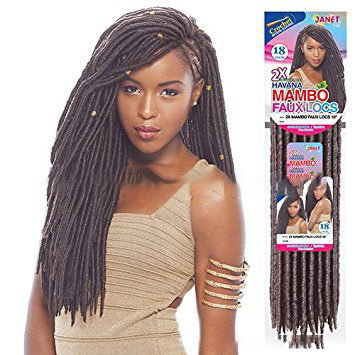 Peluca Trenzada de Fibra Sintética Negra Africana - Image 3