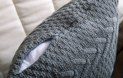 Funda de almohada gruesa tejida en lana - Image 5