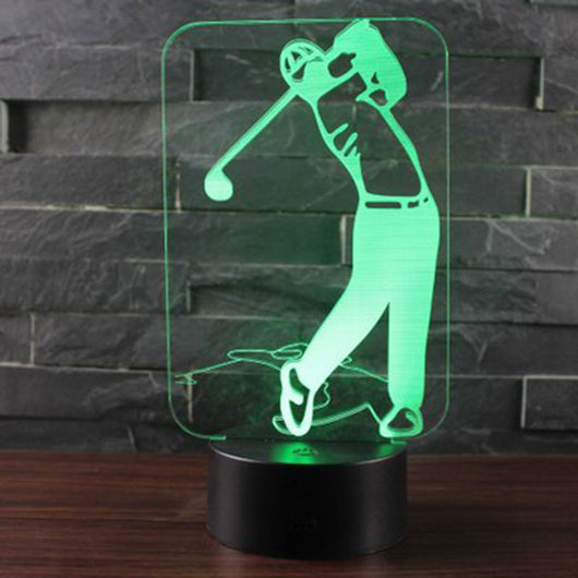 Lámpara LED 3D Nocturna Serie Jugador de Hockey - Image 5