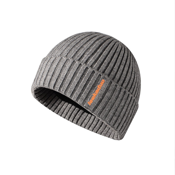 Gorro de Lana Tejido con Bordado Flangeado para Exterior