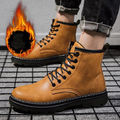 Botas Martin Altas para Hombre Estilo Británico - Invierno - Image 3