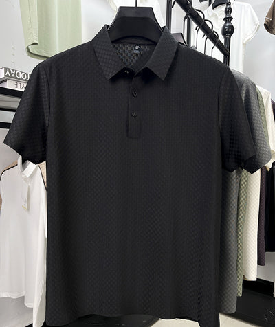 Playera Polo Hombre Jacquard Cuadros Transpirable Verano - Image 32