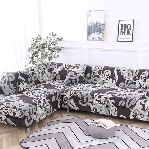 Funda de Sofá Elástica con Estampado Caleidoscopio Moderno - Image 15