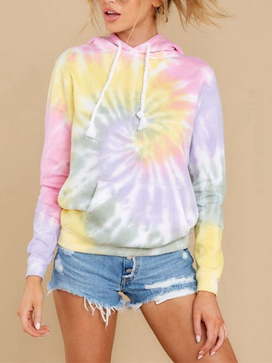 Sudadera Tie-Dye Deportiva Holgada con Capucha - Image 13