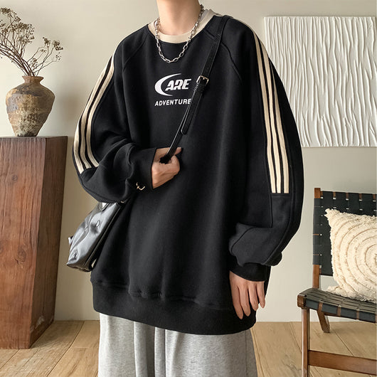 Camiseta Manga Larga con Bordado de Letras para Hombre - Image 18