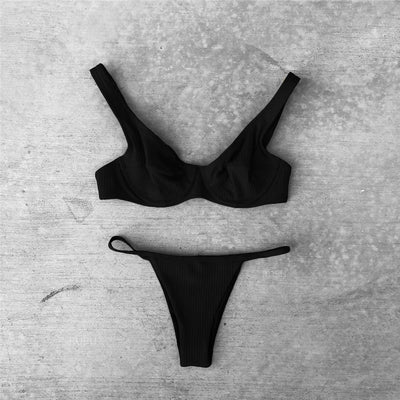 Traje de baño para mujer con diseño dividido - Image 11