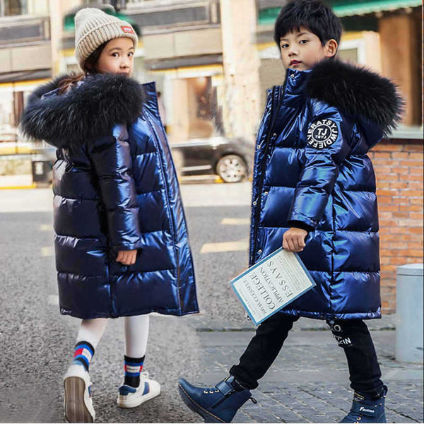 Chaqueta Acolchada Brillante para Niños